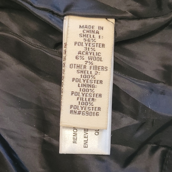 Ruff Hewn Tweed Hybrid Puffer Vest Women’s Large NWT - Picture 5 of 11